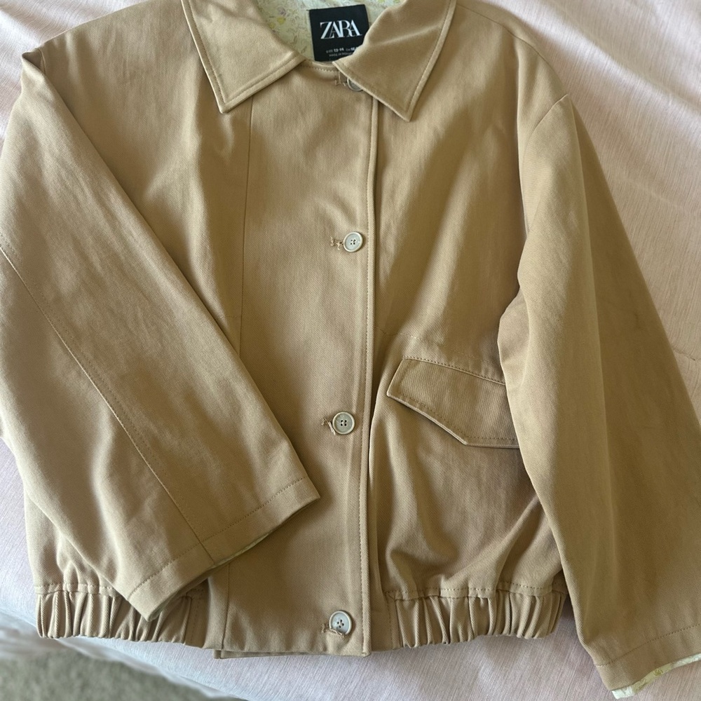 Zara Women's Light Brown Utility Jacket
